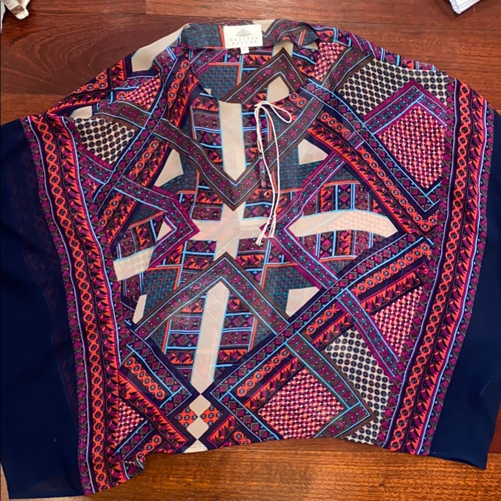 Madison Marcus silk top